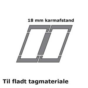 Fladt tagmateriale