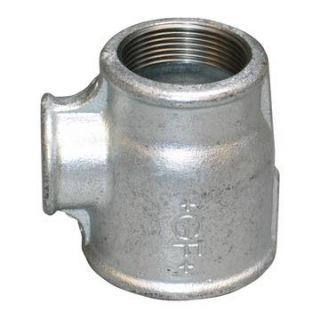 1" x 3/4" x 3/4" Galvaniseret tee