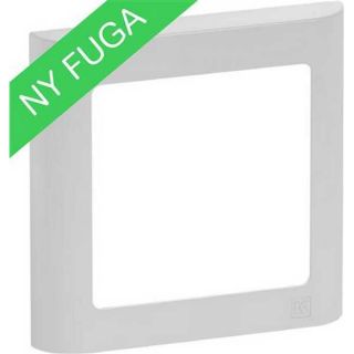 LK Fuga soft ramme 1 modul lysegrå