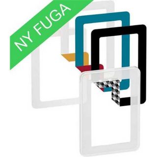 LK Fuga Choice designramme 1½ modul, frosted inkl. 6 farvevalg