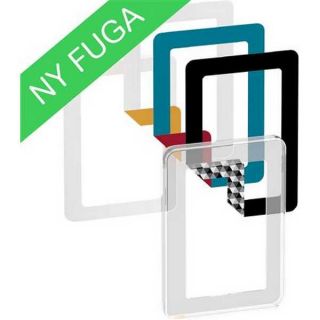 LK Fuga Choice designramme 1½ modul, transparent inkl. 6 farvevalg