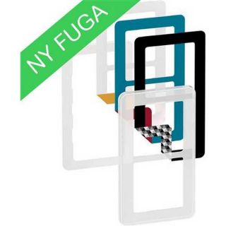 LK Fuga Choice designramme 2x1 modul, frosted inkl. 6 farvevalg