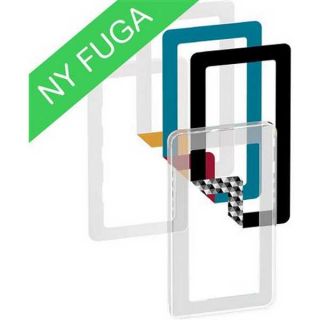 LK Fuga Choice designramme 2-modul indsats, transparent inkl. 6 farvevalg