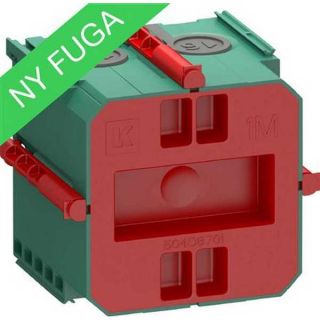 LK Fuga Air indmuringsdåse 1 modul i grøn