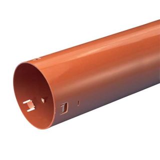 Wavin 92/80x1000 mm PVC-dræntilslutningsrør