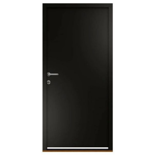 Swedoor Cleverline facadedør P-1200 sortmalet 948x1980 mm højre ud