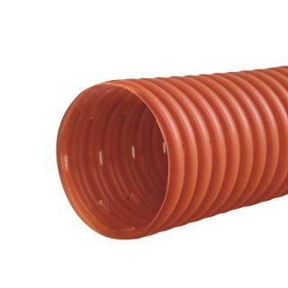 Wavin 92/80 mm PVC-drænrør med 1,5x5 mm slids, 50 mtr, brun