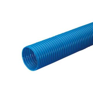 Wavin 200/180 mm PVC-drænrør med 2,5x5 mm slids, 40 m, blå