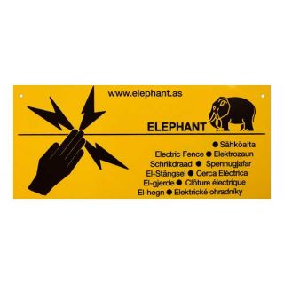 Elefant Advarselsskilt