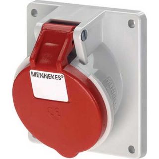 MENNEKES CEE Udtag indbygning H6 400V 32A IP44 5-polet 100x100 m