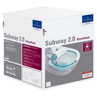 Villeroy & Boch 5614 subway 2.0 wc + sæde C+ åben skyl