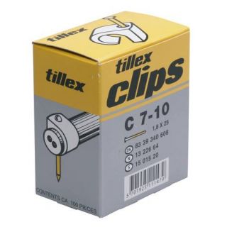 Clips hvid 7-10/30 mm 1000 stk/pk