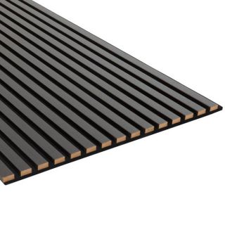 FibroTech Basic Akustikpanel - Black Oak 22x605x2440 mm