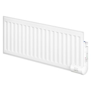 Pax oliefyldt elradiator enkelt panel 500W/230V, hvid stål, 300x800x80 mm