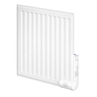 Pax oliefyldt elradiator enkelt panel 500W/230V, hvid stål, 500x520x80 mm