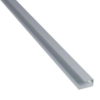 Kirkedal Heimdal alu afslutningsliste Grey RAL 7040, 30x25x50x3000 mm