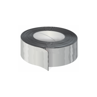 Rias Alu-tape til pladekant mod mur 100 mm, 10 mtr