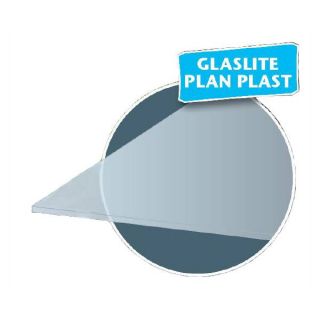 Plastmo GlasLite plan plast plade klar 3x500x750 mm