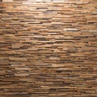 Incognito Wooden Wall Designpanel fyr/gran 8-27 mm, 720x100 mm, 1 m2/pk, 14 stk/pk