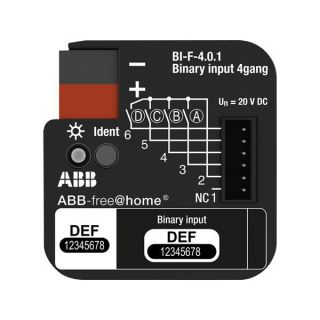 ABB Free-Home Inputmodul m/4 indgange 20VDC BI-F-4.0.1