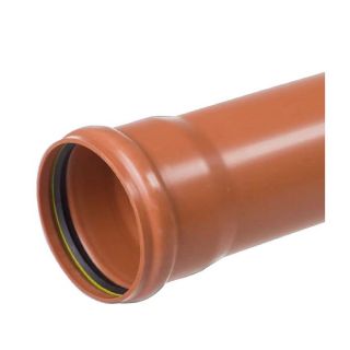 315 mm Kaczmarek PVC-kloakrør m/muffe SN8 3,0 mtr 