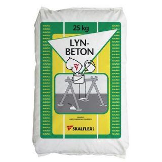 Skalflex lynbeton 25 kg/stk, 40 stk/palle