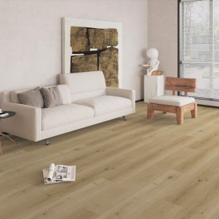 Klikgulv Elite LVT Large m/kork, lys natur 185, 6x1830x229 mm, 2,51 m2/pk