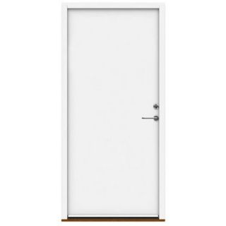 Swedoor Cleverline facadedør P-1200 hvidmalet 948x2050 mm venstre ud