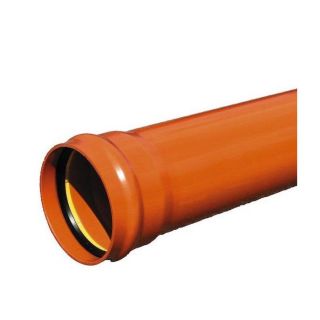 315 mm Pipelife PVC-kloakrør m/muffe SN8 3,0 mtr