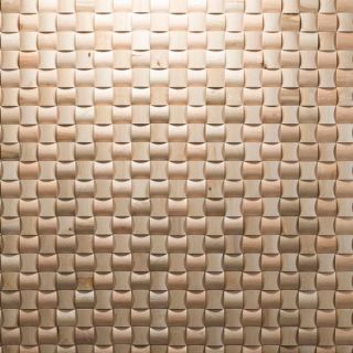 Rubato Wooden Wall Designpanel eg/sort rødel/birk 26 mm, 600x150 mm, 1 m2/pk, 11 stk/pk