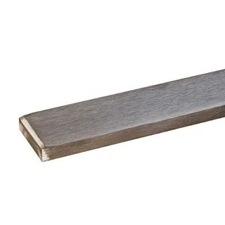 Rustfrit fladstål, slebet 4 sider, 20x3 mm, 4 mtr