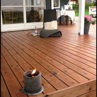 Thermo deck terrassebrædder glat/glat 25x115 mm