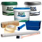 B&J Vægmaling mat inkl værktøj/afdækning (PAKKETILBUD)